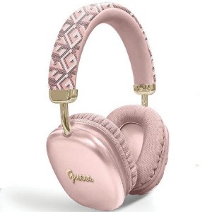 Guess Bluetooth 5.3 Over Ear Headphones Gcube Metallic Pink
