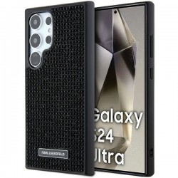 Karl Lagerfeld Samsung S24 Ultra Case Crystal Rhinestone Black