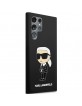 Karl Lagerfeld Samsung S24 Ultra Case Silicone Ikonik Black