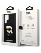 Karl Lagerfeld Samsung S24 Ultra Case Silicone Ikonik Black