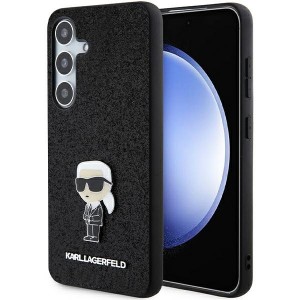 Karl Lagerfeld  Samsung S24+ Plus Hülle Case Ikonik Metal Pin Schwarz