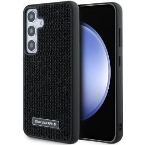 Karl Lagerfeld Samsung S24+ Plus Hülle Case Kristallen Strass Schwarz