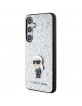 Karl Lagerfeld Samsung S24 Case Cover Ikonik Metal Pin Silver