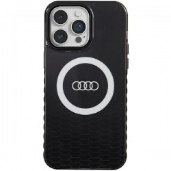 Audi iPhone 14 Pro Max Case MagSafe IML Q5 Logo Black