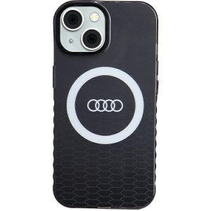Audi iPhone 15, 14, 13 Case MagSafe IML Q5 Logo Black