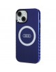 Audi iPhone 15, 14, 13 Case MagSafe IML Q5 Logo Blue