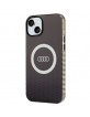 Audi iPhone 15 Plus, 14 Plus Case MagSafe IML Q5 Logo Black