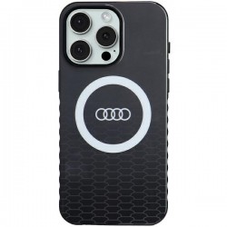Audi iPhone 15 Pro Max Hülle Case MagSafe IML Q5 Logo Schwarz