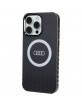 Audi iPhone 15 Pro Max Case MagSafe IML Q5 Logo Black