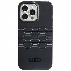 Audi iPhone 13 Pro Max Case MagSafe IML Logo Black