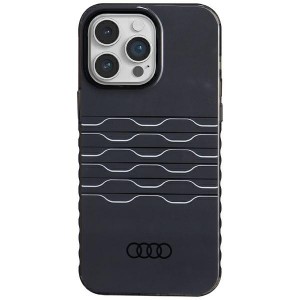 Audi iPhone 14 Pro Max Case MagSafe IML A6 Logo Black