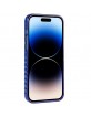Audi iPhone 14 Pro Case MagSafe IML A6 Logo Blue