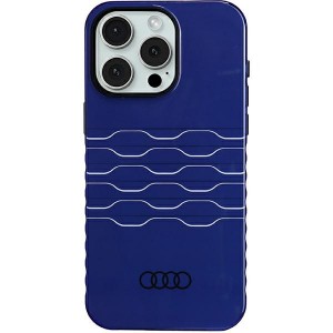 Audi iPhone 15 Pro Max Hülle Case MagSafe IML A6 Logo Blau