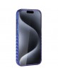 Audi iPhone 15 Pro Case MagSafe IML A6 Logo Blue