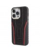 Audi iPhone 15 Pro Case Cover Genuine Leather MagSafe R8 Black