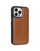 Audi iPhone 14 Pro Case Cover MagSafe GT Series Brown