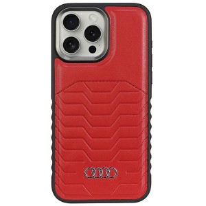 Audi iPhone 14 Pro Hülle Case Cover MagSafe GT Serie Rot