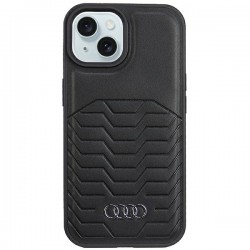 Audi iPhone 15 Plus / 14 Plus Case Cover MagSafe GT Series Black