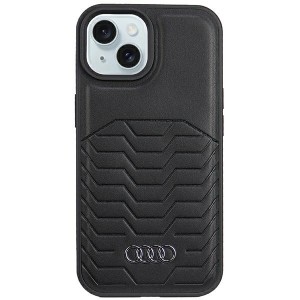 Audi iPhone 15 Plus / 14 Plus Hülle Case Cover MagSafe GT Serie Schwarz