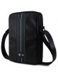 BMW Tablet Bag M Carbon Blue Stripes 10 inch Black