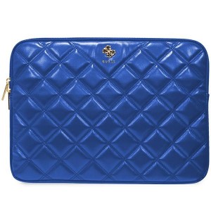 Guess Notebook / Laptop / Tablet Tasche Quilted 4G Hülle 14" Blau