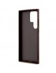 Guess Samsung S24 Ultra Case Cover 4G Stripe Brown
