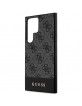 Guess Samsung S24 Ultra Hülle Case Cover 4G Stripe Grau