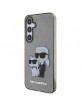 Karl Lagerfeld Samsung S24 Case Glitter Karl Choupette Black