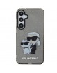 Karl Lagerfeld Samsung S24 Case Glitter Karl Choupette Black