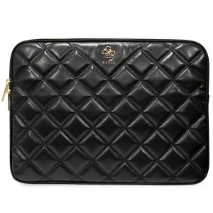 Guess Notebook / Laptop / Tablet Bag Quilted 4G Sleeve 14" Black