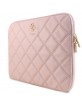 Guess Notebook / Laptop / Tablet Bag Quilted 4G Sleeve 14" Pink