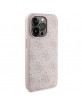 Guess iPhone 15 Pro Set MagSafe Case + Magnet Power Bank 5000 4G Pink