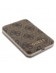 Guess iPhone 15 Set MagSafe Case + Magnet Power Bank 5000 4G Brown