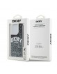 DKNY iPhone 13 Pro Case Liquid Glitter Big Logo Black