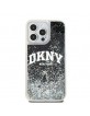 DKNY iPhone 13 Pro Max Case Liquid Glitter Big Logo Black