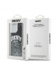 DKNY iPhone 14 Pro Max Hülle Case Liquid Glitter Big Logo Schwarz
