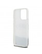 DKNY iPhone 15 Pro Case Liquid Glitter Big Logo White