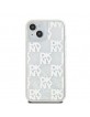 DKNY iPhone 15 / 14 / 13 Case Liquid Glitter Multilogo White