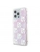 DKNY iPhone 15 Pro Max Case Liquid Glitter Multilogo Pink