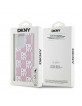 DKNY iPhone 15 Pro Max Case Liquid Glitter Multilogo Pink