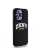 DKNY iPhone 13 Pro Case MagSafe Silicone Printed Logo Black