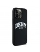 DKNY iPhone 13 Pro Max Case MagSafe Silicone Printed Logo Black