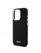 DKNY iPhone 14 Pro Hülle Case MagSafe Silikon Metal Logo Schwarz