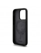 DKNY iPhone 15 Pro Case MagSafe Silicone Printed Logo Black