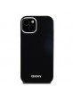 DKNY iPhone 15 Plus / 14 Plus Hülle Case MagSafe Silikon Metal Logo Schwarz