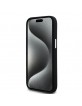DKNY iPhone 15 Plus / 14 Plus Case MagSafe Silicone Metal Logo Black