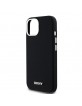 DKNY iPhone 15 Plus / 14 Plus Case MagSafe Silicone Metal Logo Black