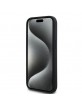 DKNY iPhone 15 Plus / 14 Plus Case MagSafe Silicone Printed Logo Black