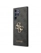 Guess Samsung S24 Ultra Case Cover Big Metal Logo 4G Black