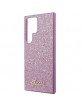 Guess Samsung S24 Ultra Case Cover Glitter Script Purple